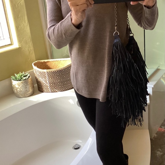 Steve Madden fringe bag in black - Picture 8 of 8